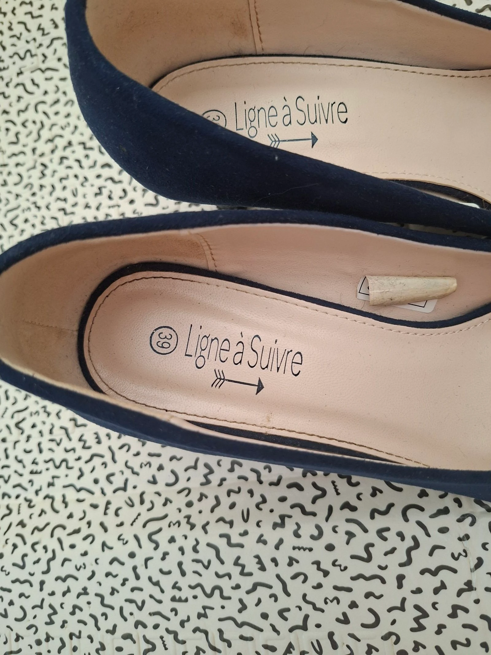 Navy blue pumps Ligne à Suivre size 39 – Elegant heels – photo 3